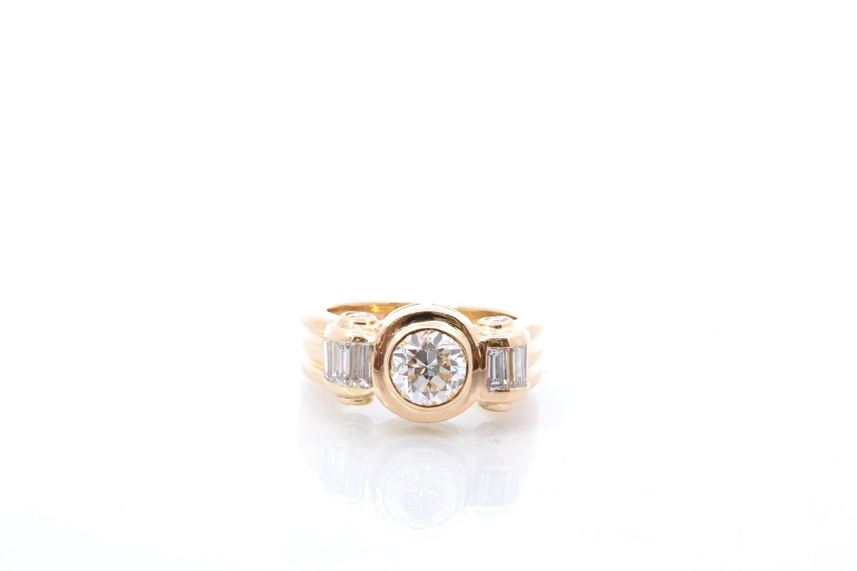 Vintage Diamond Ring, 1.36 Carats, K/si2-photo-2