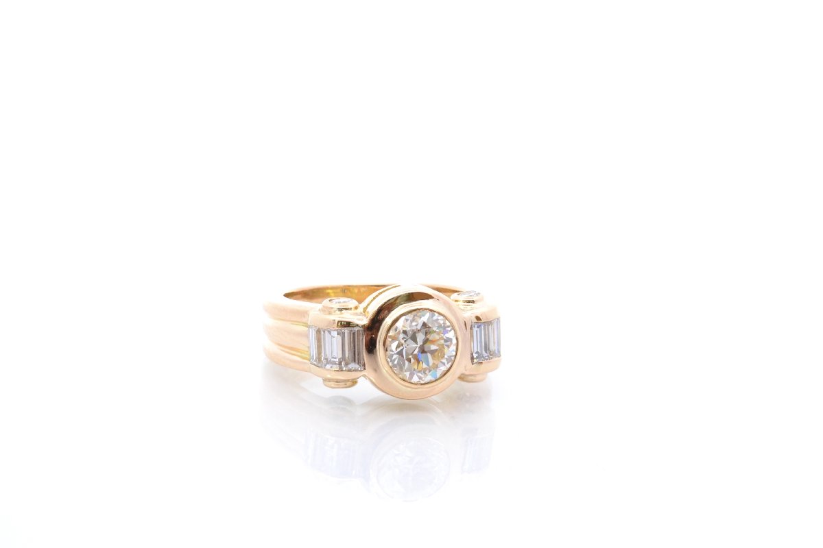 Vintage Diamond Ring, 1.36 Carats, K/si2-photo-3