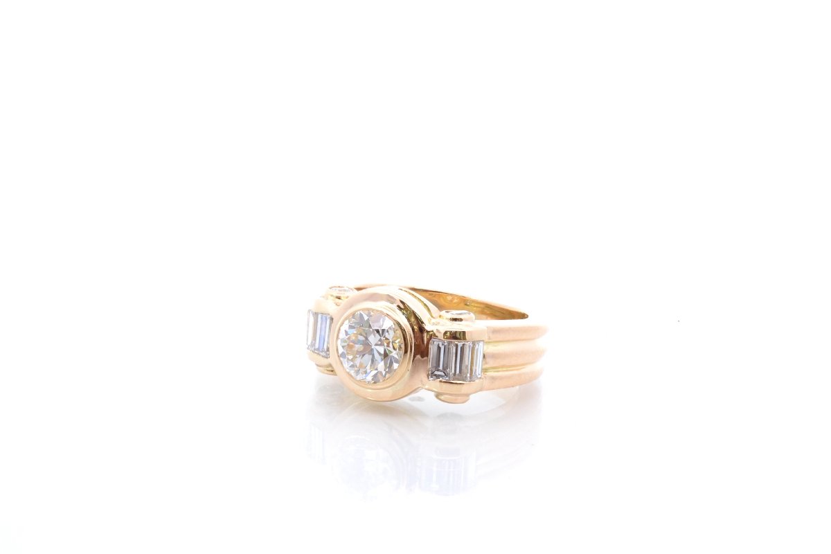 Vintage Diamond Ring, 1.36 Carats, K/si2-photo-4