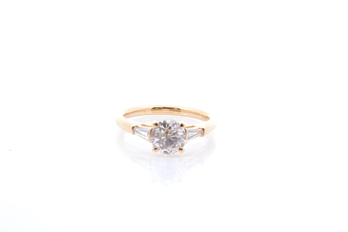 1.17-carat G/si2 Diamond Ring In 18k Gold-photo-2
