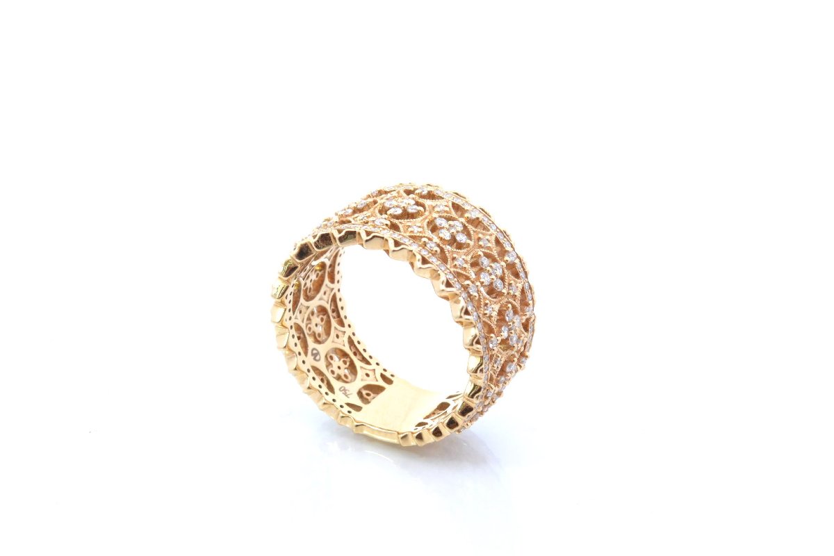 Bague diamants en or 18k-photo-3