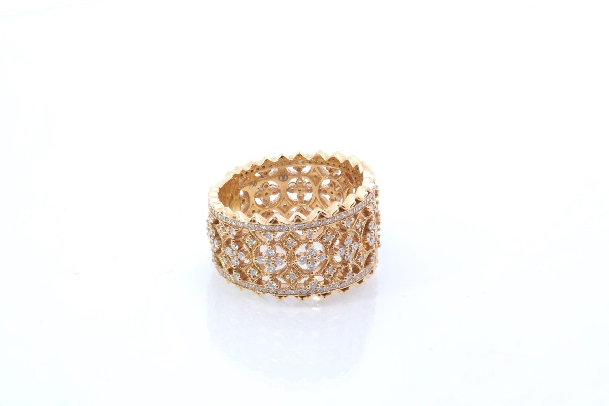 Bague diamants en or 18k-photo-4
