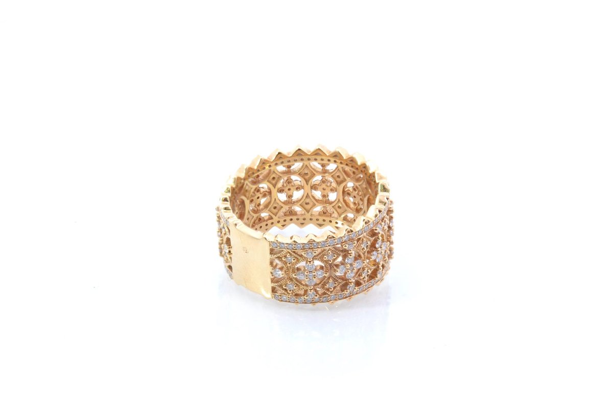 Bague diamants en or 18k-photo-1