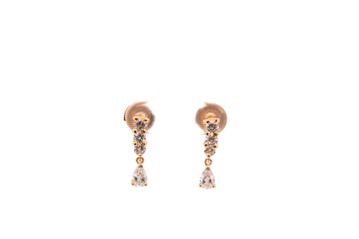 Boucles d’oreilles diamants en or 18k-photo-2
