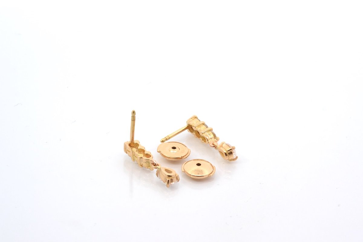 Boucles d’oreilles diamants en or 18k-photo-3