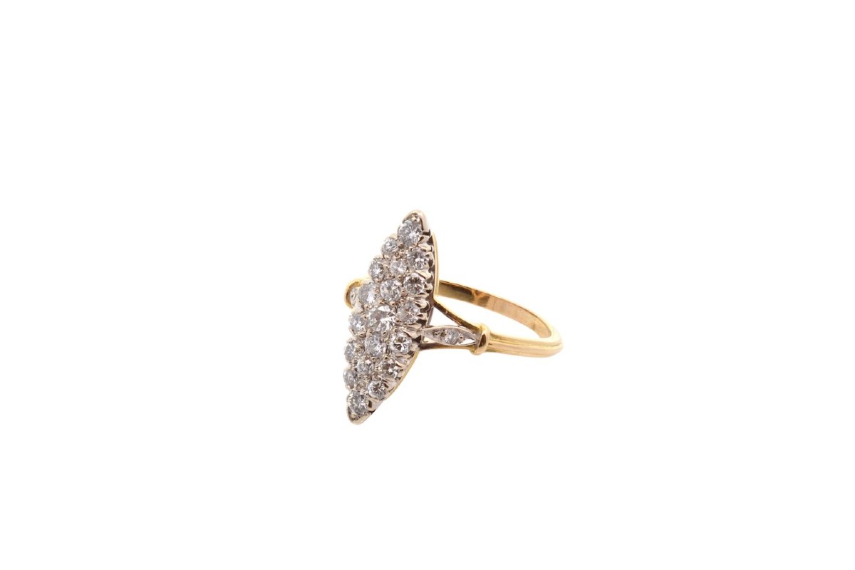 Vintage 18k Gold Diamond Ring
