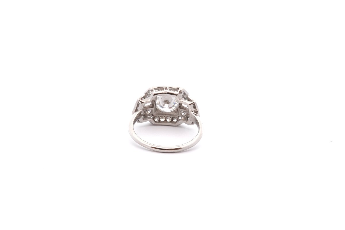 Bague vintage diamant 1,37cts G/SI2-photo-1