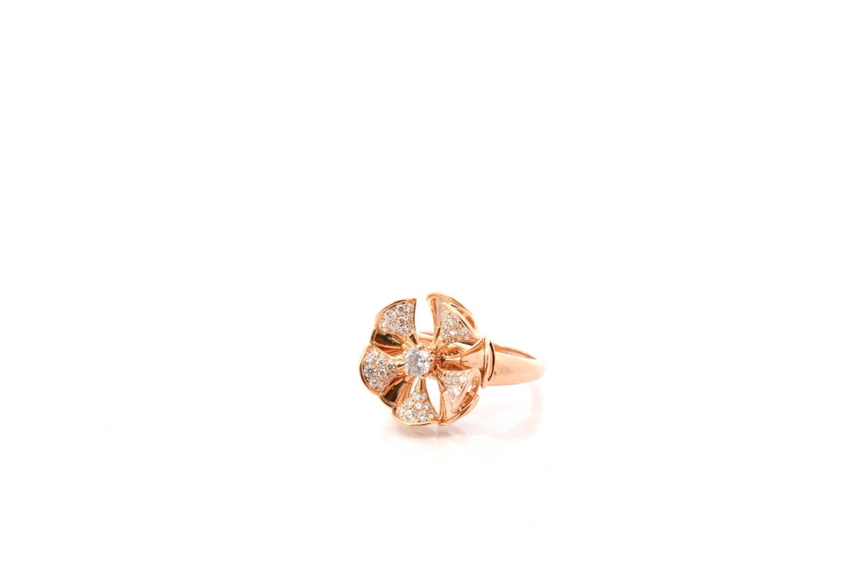 Bague Bulgari diamants en or 18k-photo-3
