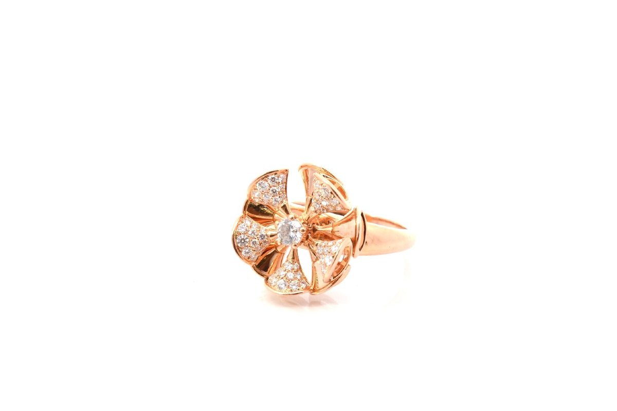 Bague Bulgari diamants en or 18k
