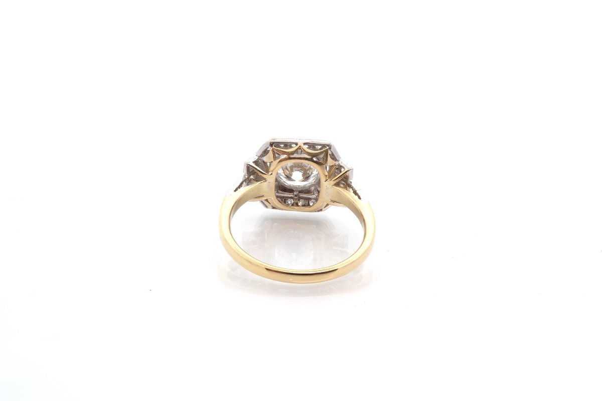 Art Deco Diamond Ring, 1.18 Carats, F/si2-photo-1