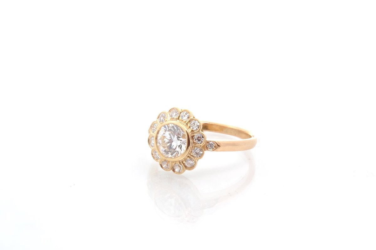 1.01-carat H/vs1 Diamond Ring-photo-3