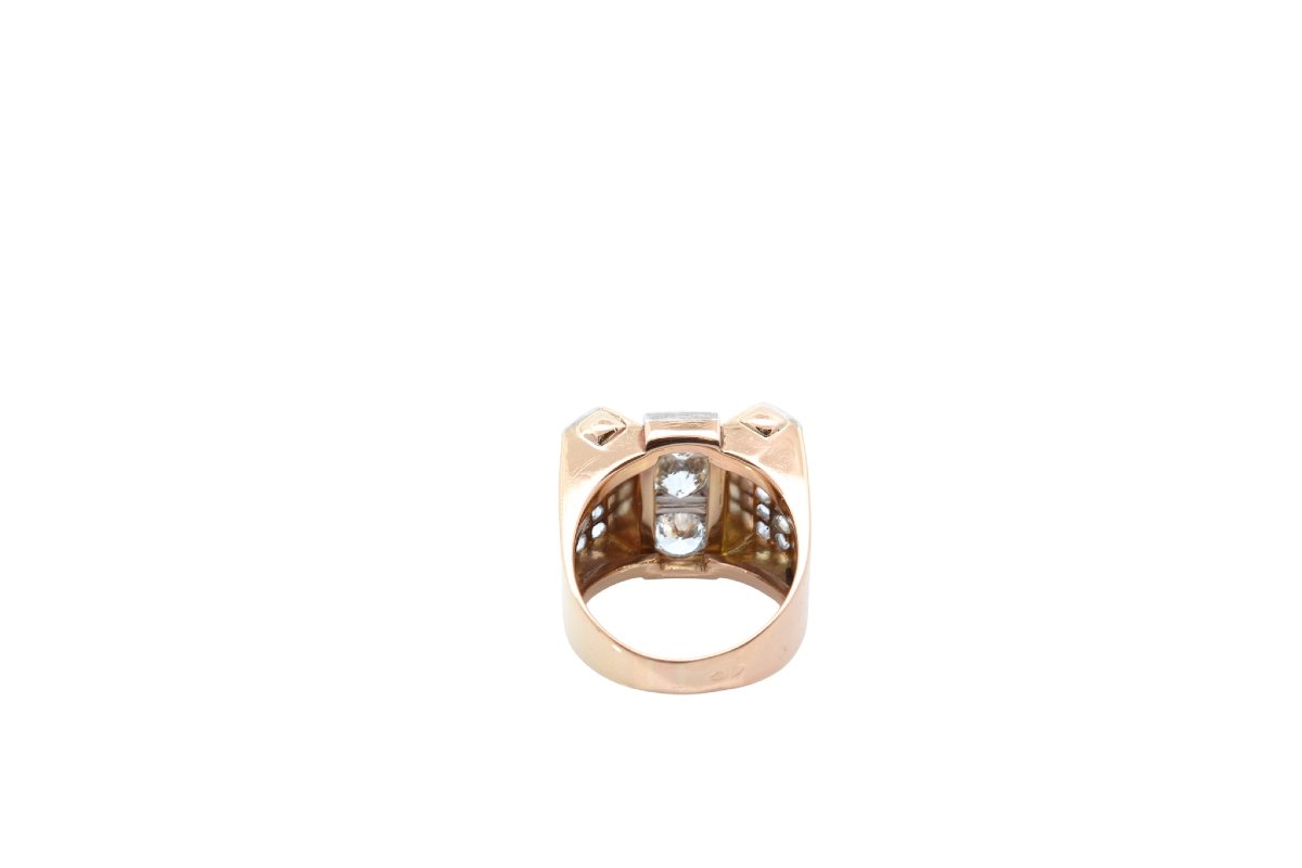 Bague d’occasion des années 1940 en diamants-photo-1