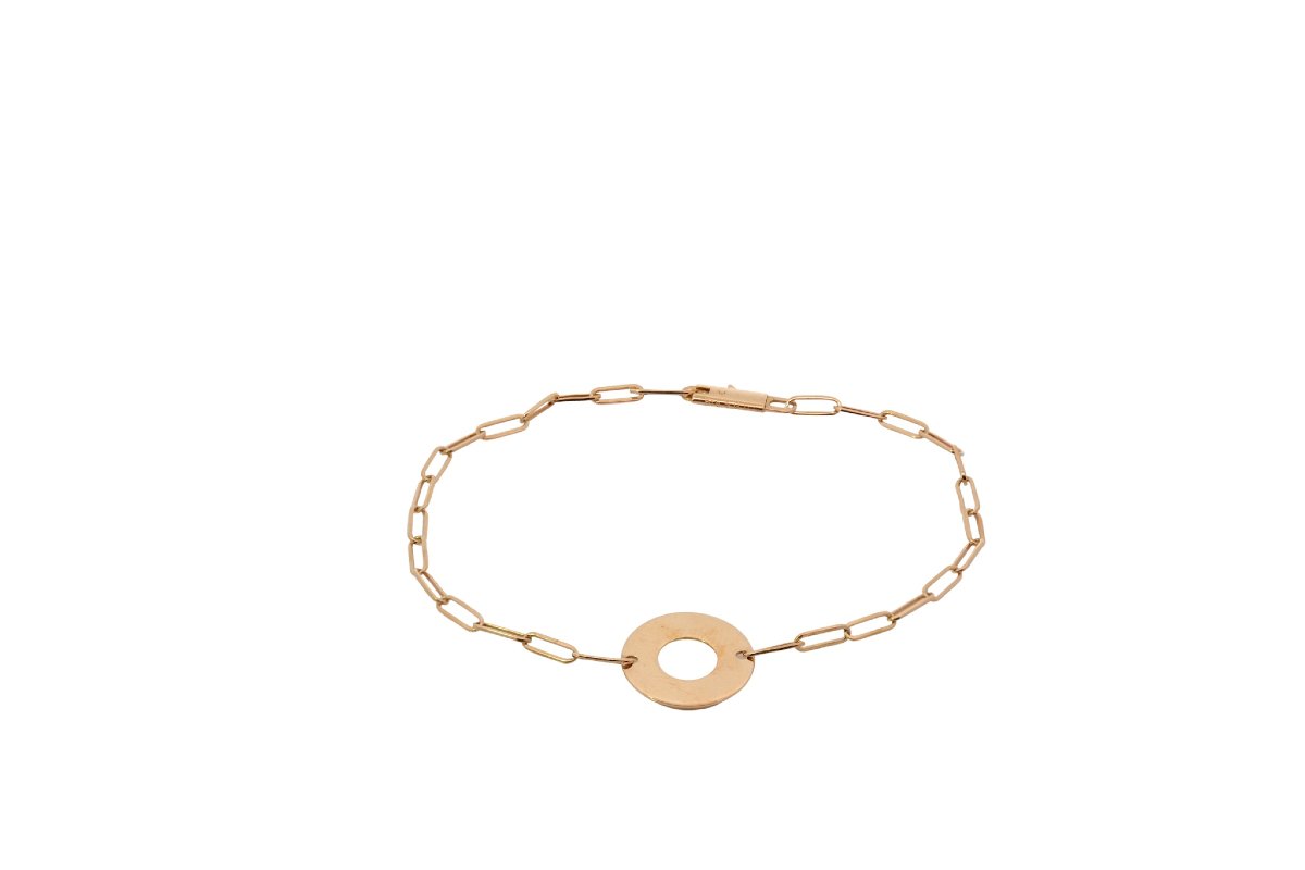 Bracelet Dinh Van R14 en or 18k-photo-2
