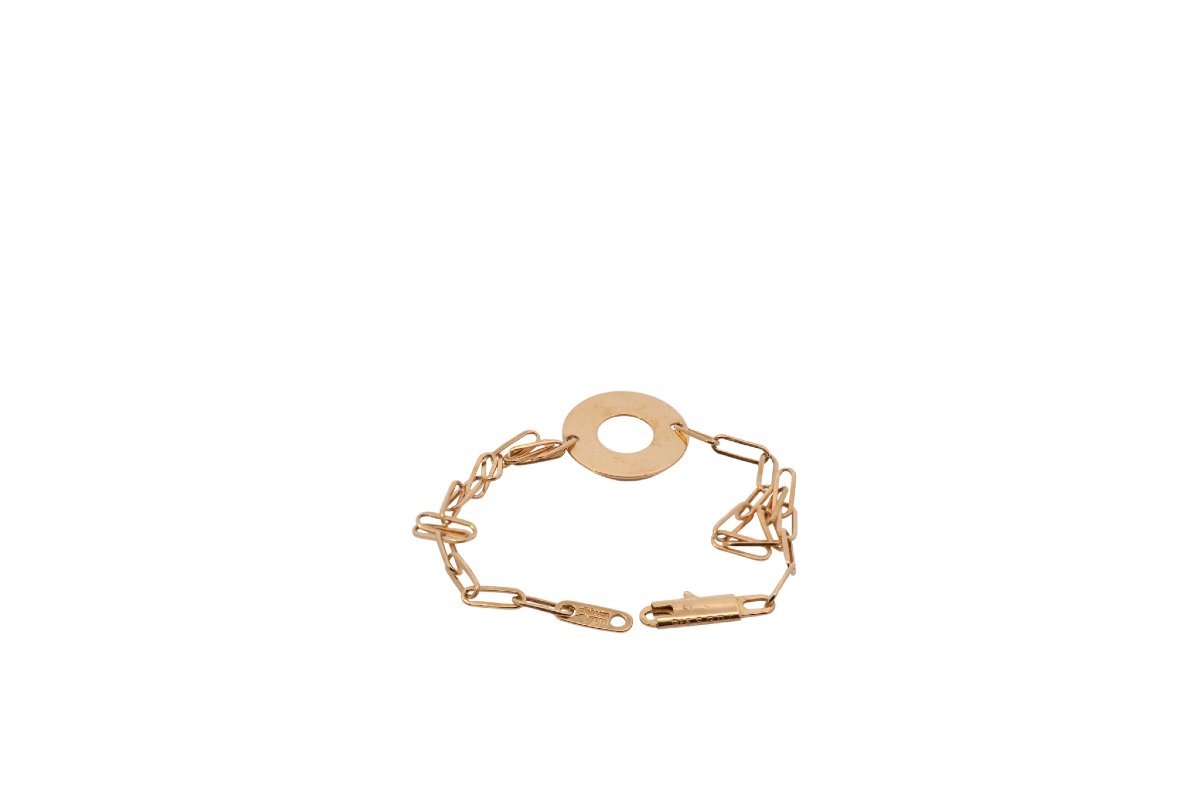 Bracelet Dinh Van R14 en or 18k-photo-4
