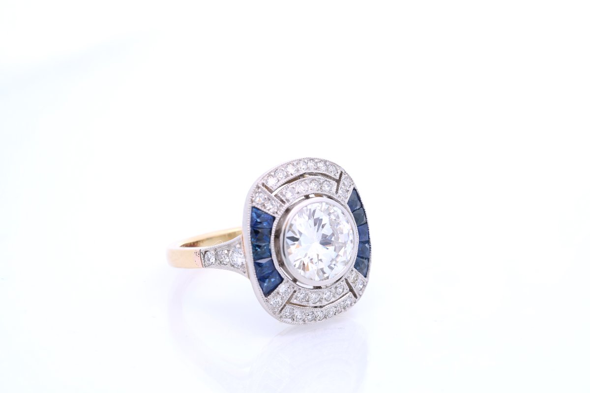 Art Deco Diamond Ring, 1.88 Carats, G/si2-photo-4
