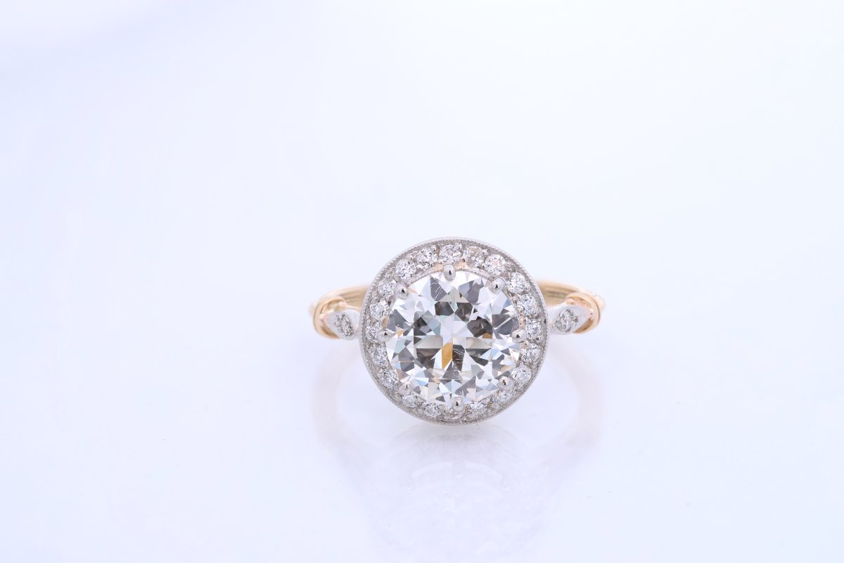 Bague diamant de 2,32cts J/SI2-photo-2