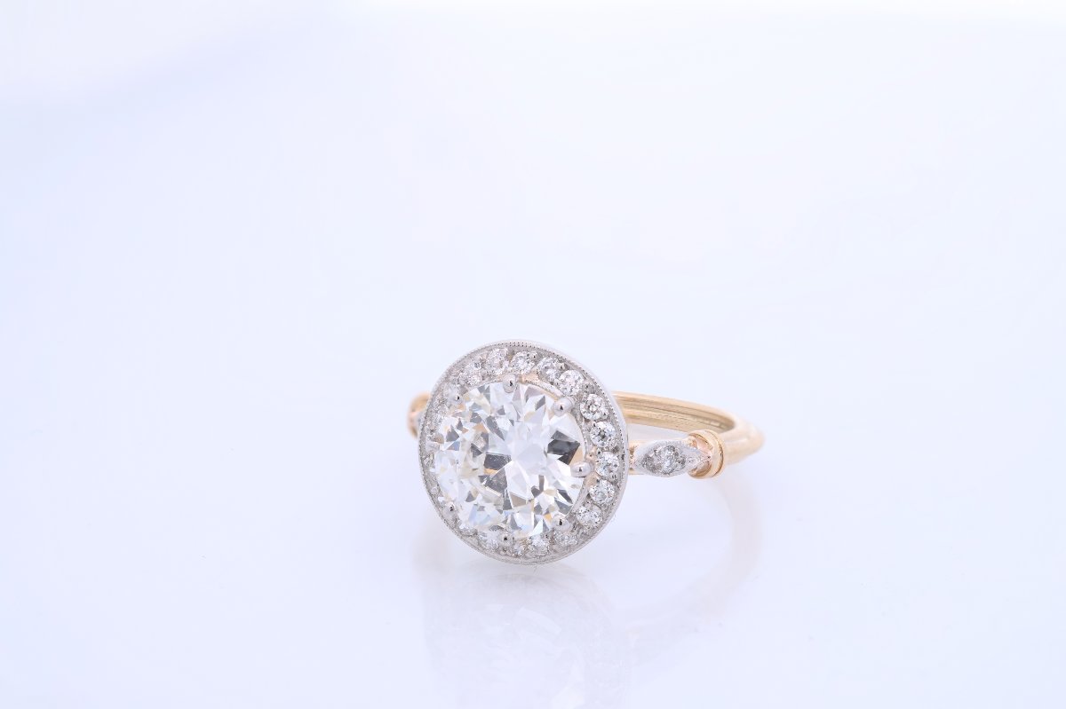 Bague diamant de 2,32cts J/SI2-photo-3