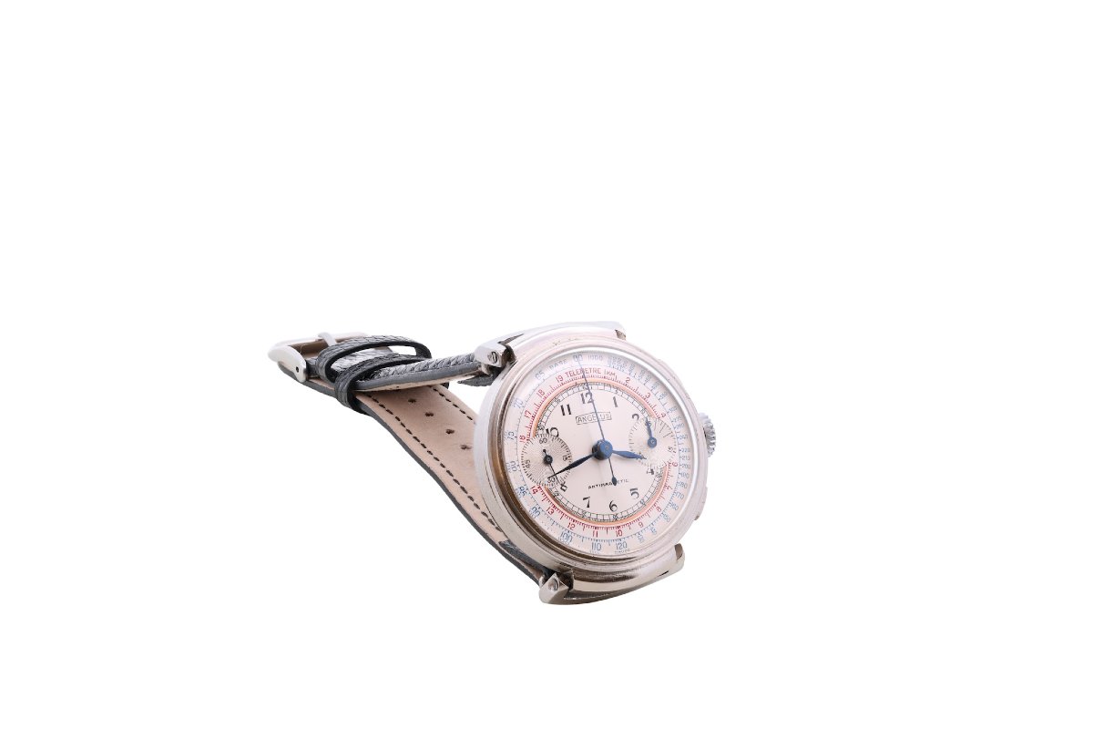 Vintage Angelus Chronograph Watch-photo-4