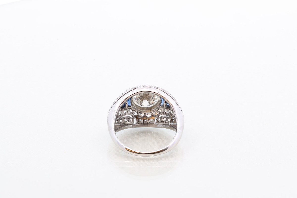 2.11-carat Diamond Ring With Calibrated Sapphires-photo-1
