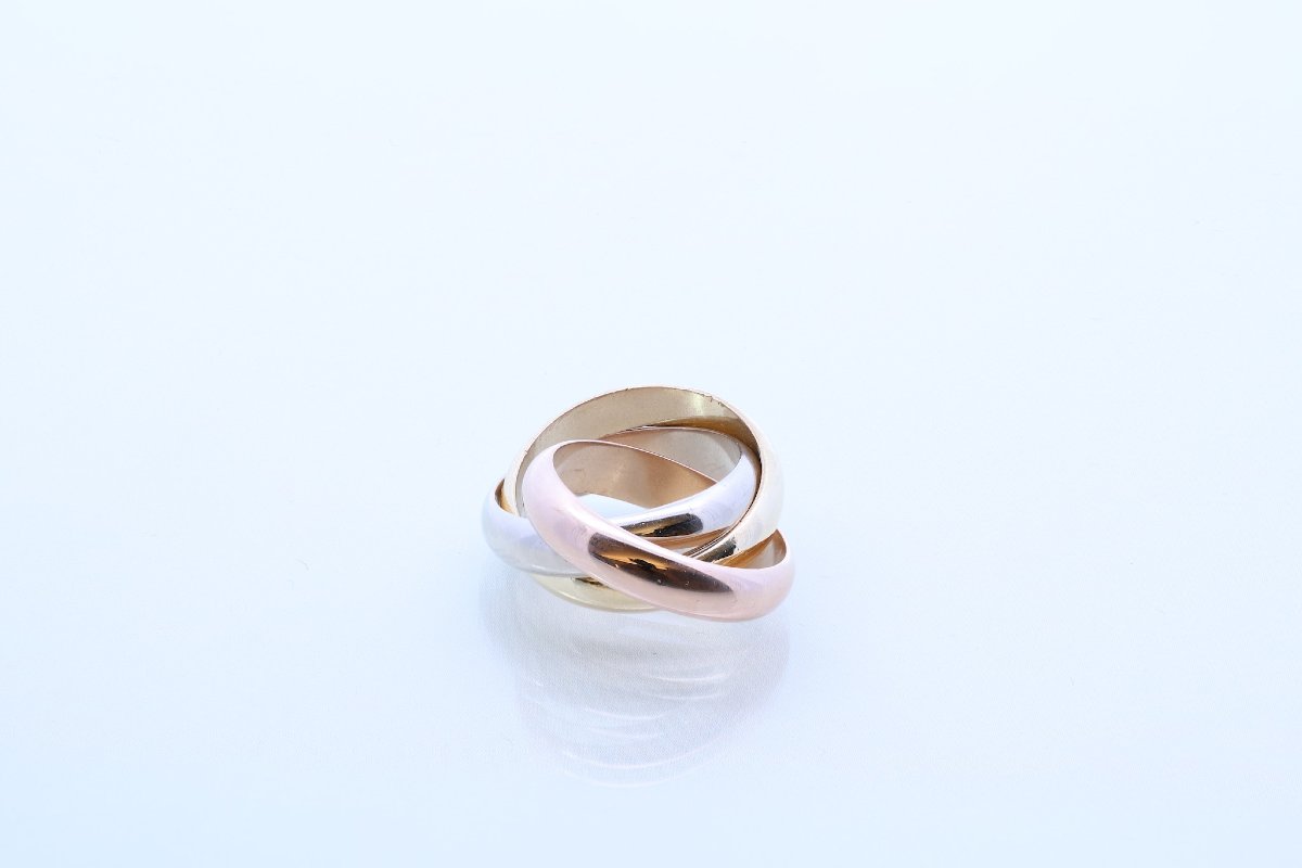 Pre-owned Cartier Trinity Ring In 18k Gold-photo-4