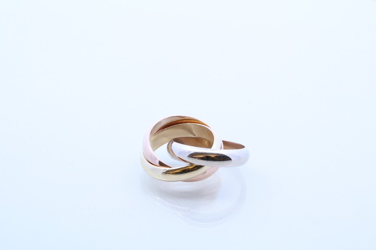 Pre-owned Cartier Trinity Ring In 18k Gold-photo-1