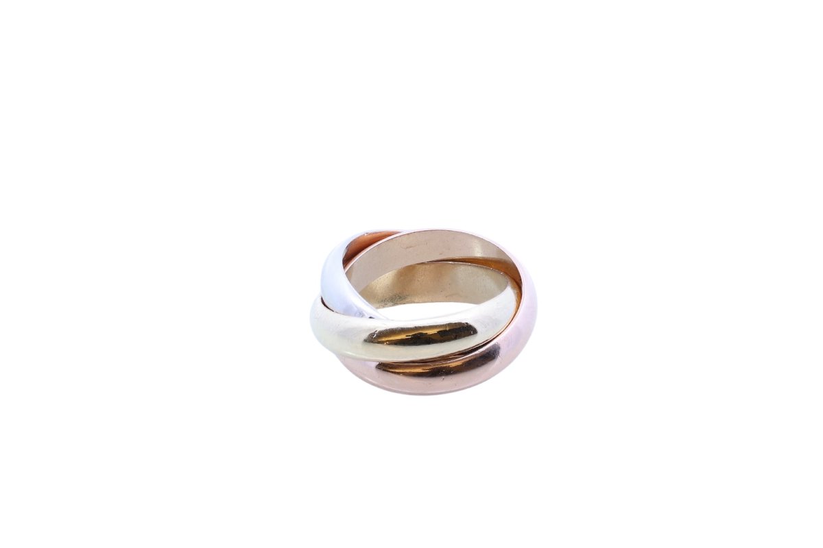 Pre-owned Cartier Trinity Ring In 18k Gold
