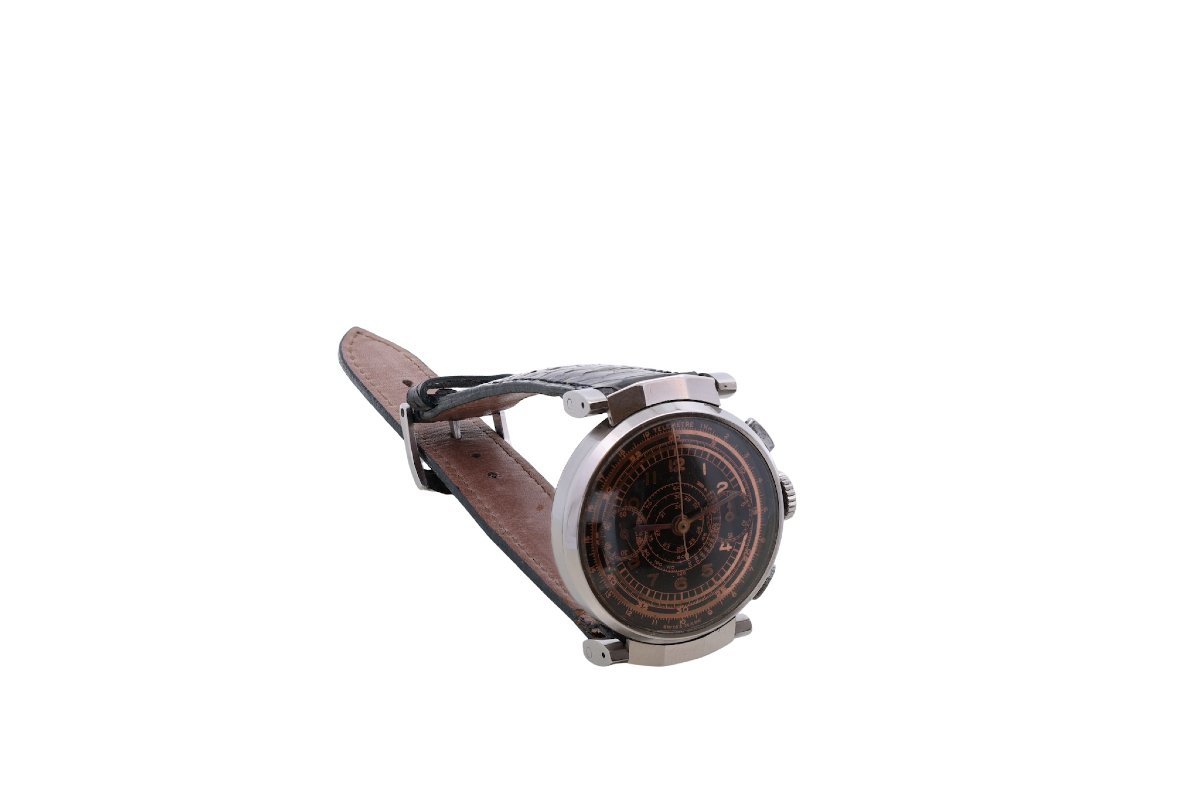 Montre vintage Chronographe des années 1940-photo-2