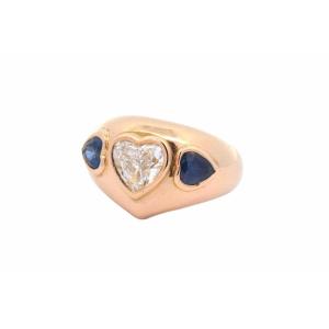 1.20 Cts Heart Diamond Ring