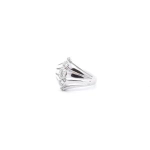 Diamond Ring In White Gold