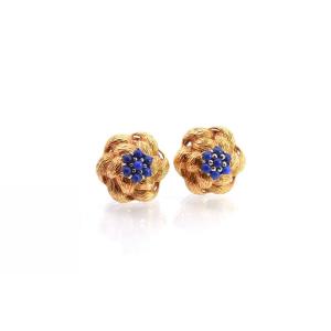 Boucles D’oreilles Chaumet Lapis Lazuli