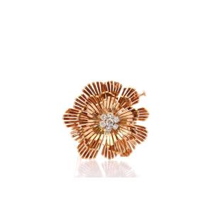 Broche Diamants En Or 18k