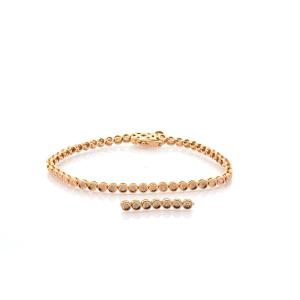 Pre-owned 18k Gold And Diamond Bracelet