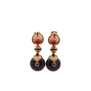 Earrings Signed Marina B.