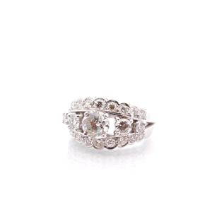 Bague vintage diamants en or 18k
