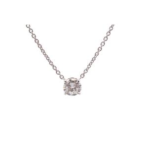 0.77ct J/si2 Diamond Pendant Necklace