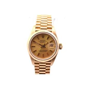 Rolex Datejust Watch In 18k Gold