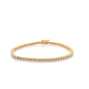 18k Gold Diamond Line Bracelet
