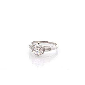 1.71ct Diamond Ring, G/vs2
