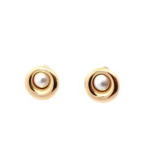 Boucles d’oreilles Chaumet en or et perles de culture