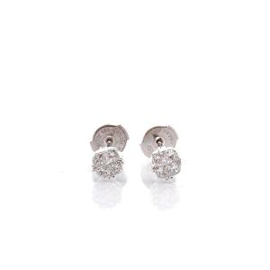 18k Gold And Diamond Earrings