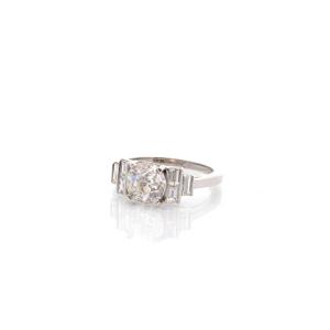 Bague diamant de 1,86cts H/SI2