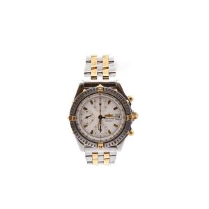Montre Breitling Chronomat en acier et or