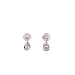 Boucles d’oreilles en or 18k et diamants