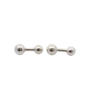 Boutons de manchette Tiffany en argent