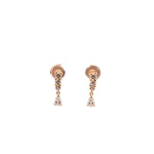 Boucles d’oreilles diamants en or 18k