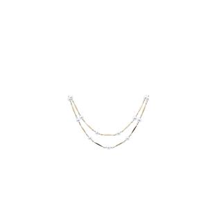 Vintage 18k Gold Cultured Pearl Necklace