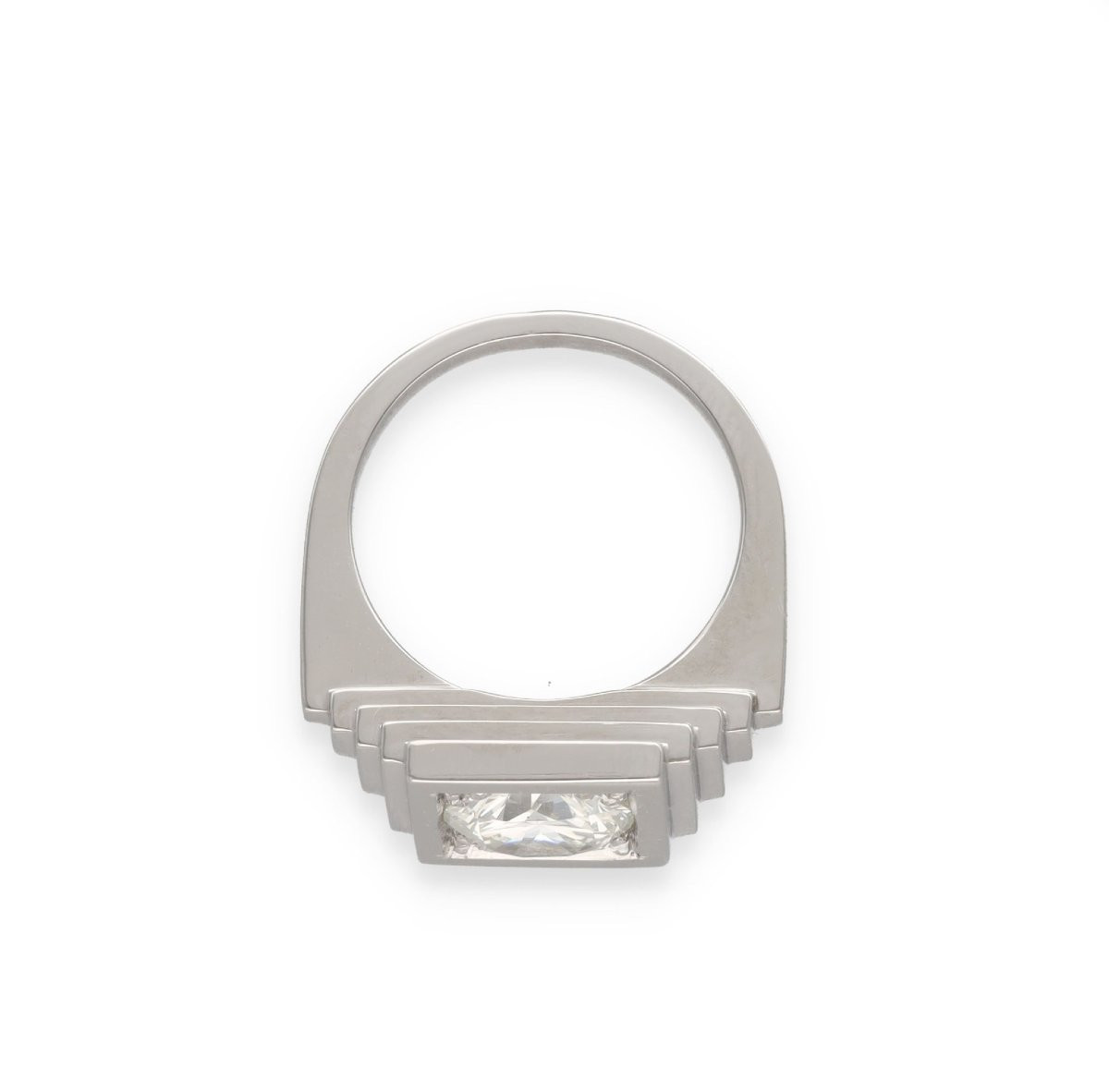 Art Deco Diamond Ring-photo-3