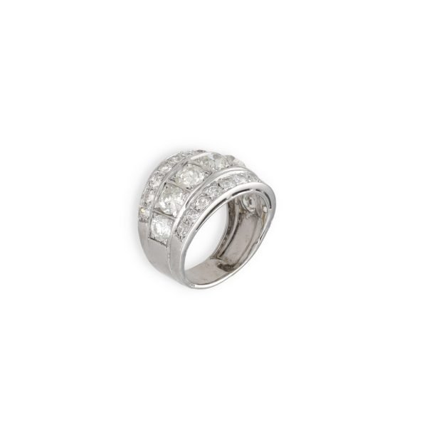 Bague bandeau Art Déco-photo-2