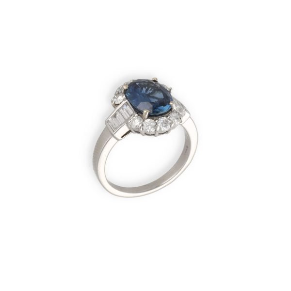 Diamond Sapphire Ring-photo-2