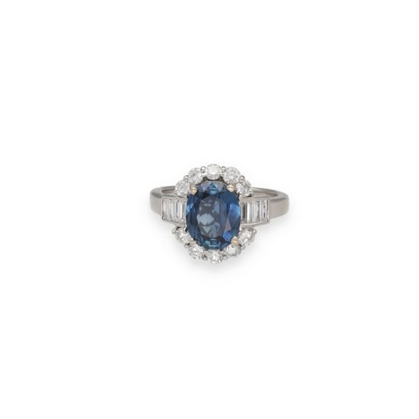 Diamond Sapphire Ring